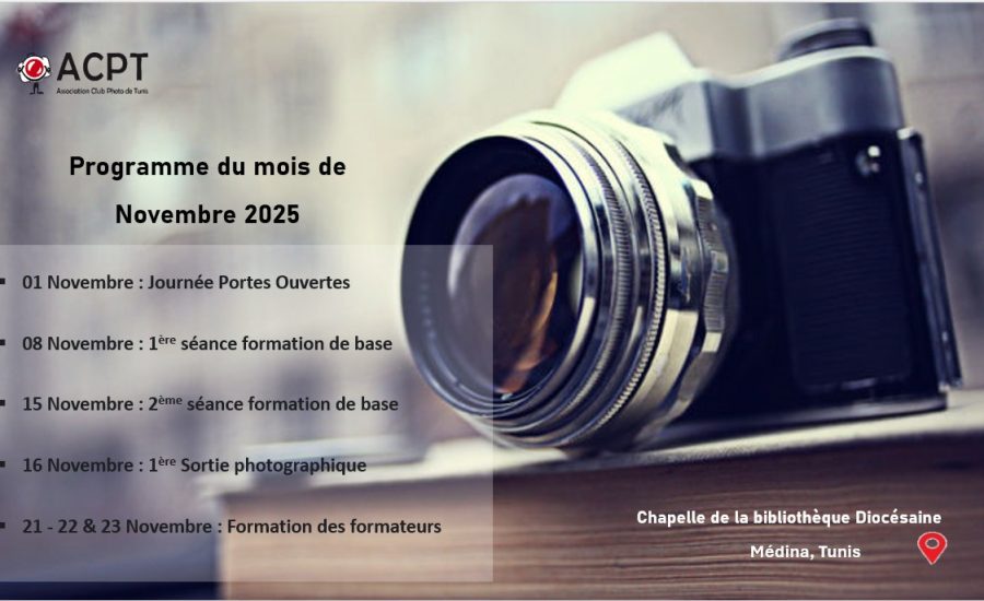 photo programme Novembre 2025